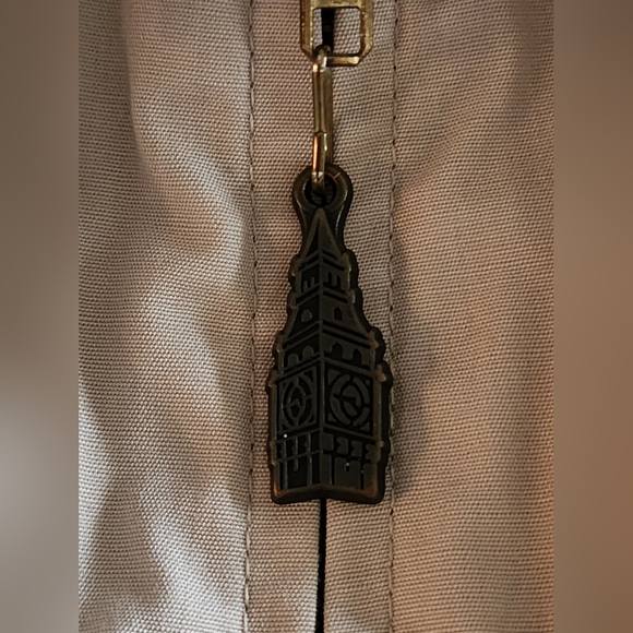 VTG London Fog Men's 40 Reg Brown Removable Faux Fur Lined Zip Up Byron Jacket - Picture 7 of 16